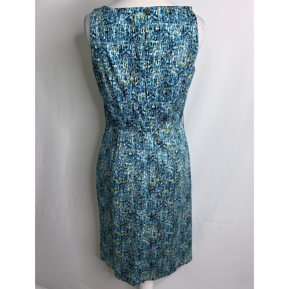 Worthington Turquoise Sleeveless Dress Pockets 4 - Picture 4 of 11